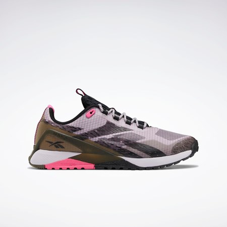 Reebok Nano X1 Adventure Shoes Mustat Pinkki | WOQFDL-047